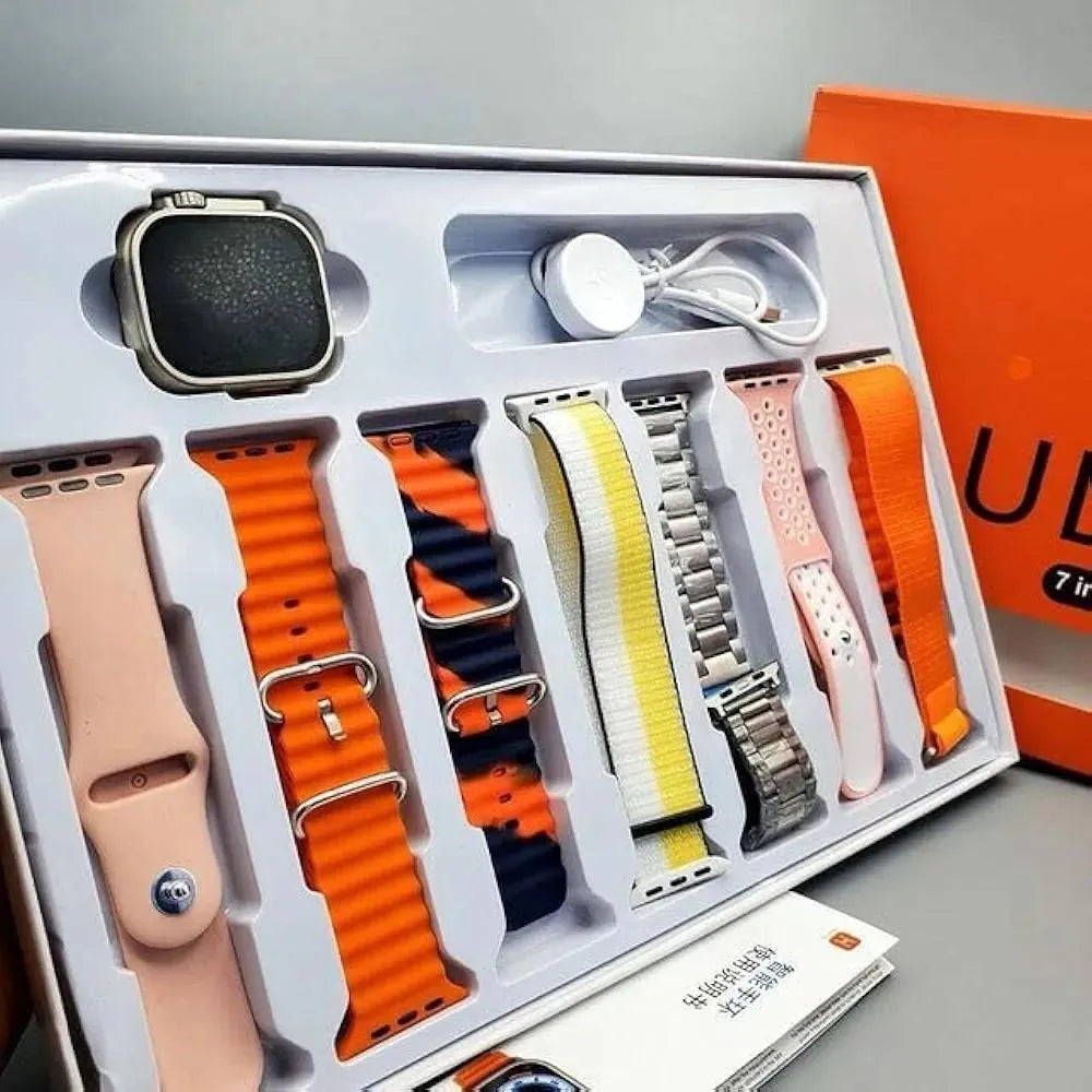 9 Color Bluetooth Smart Watch with Heart Rate & Sleep Tracking