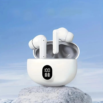 Black Long-Lasting Battery With Fast Charge Earbuds