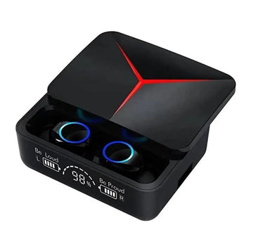 Black Long-Lasting Battery With Fast Charge Earbuds
