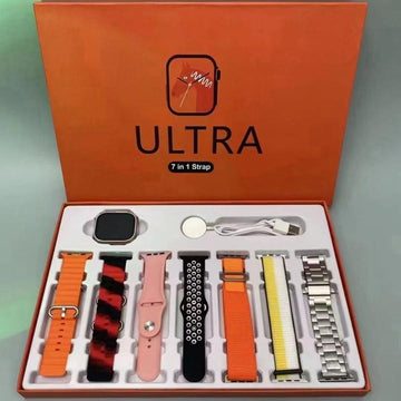 Multicolor Smart Watch 7 in 1 Strap Fast Charge