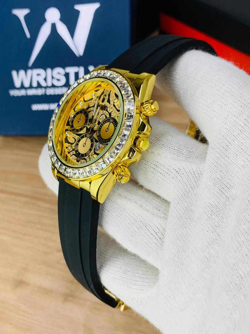 Luxury Gold Skeleton Watch – Premium Edition