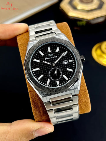 ⌚ Luxury Men's Stainless Steel Watch